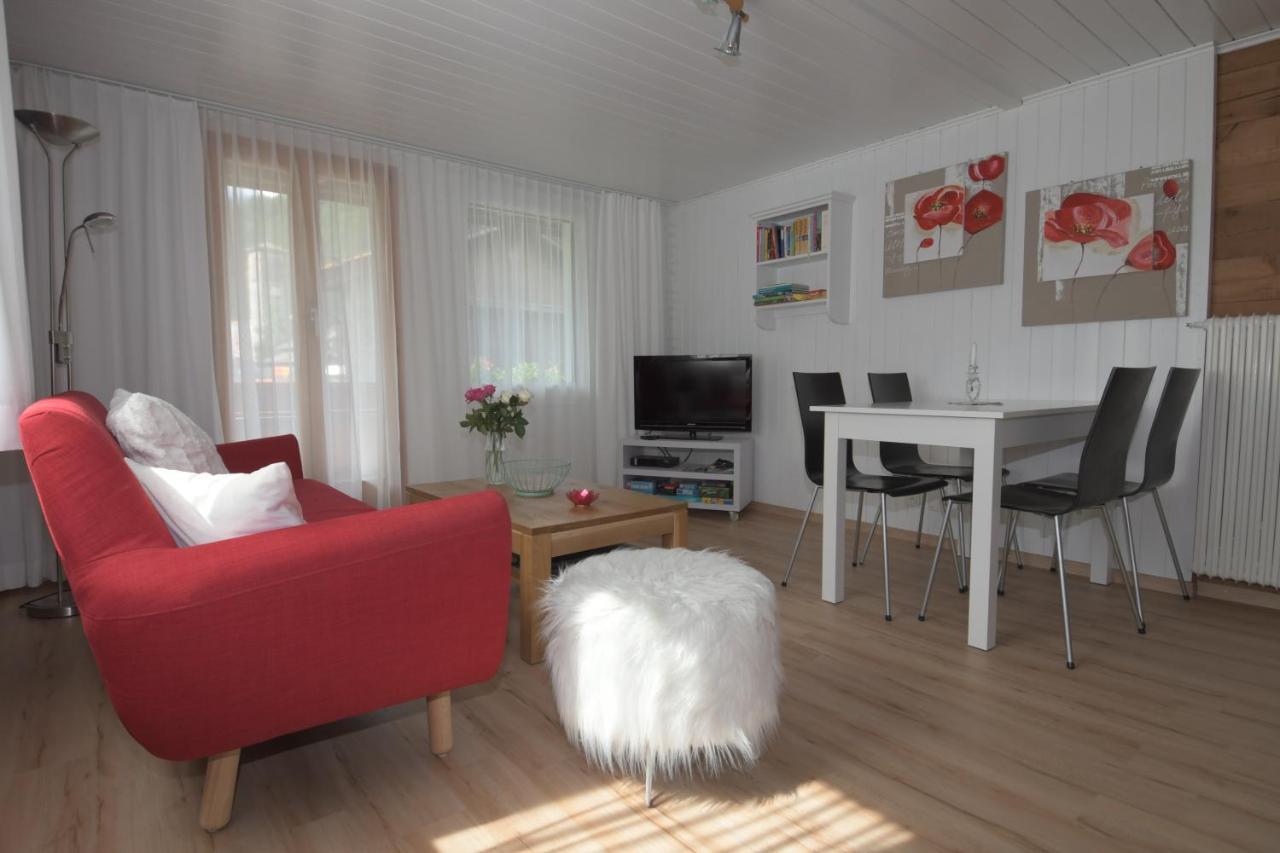 Haus Wiedersehen, Weissmies Apartment Saas-Grund Luaran gambar